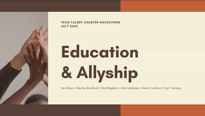 Education and Allyship - Hackathon Product cover